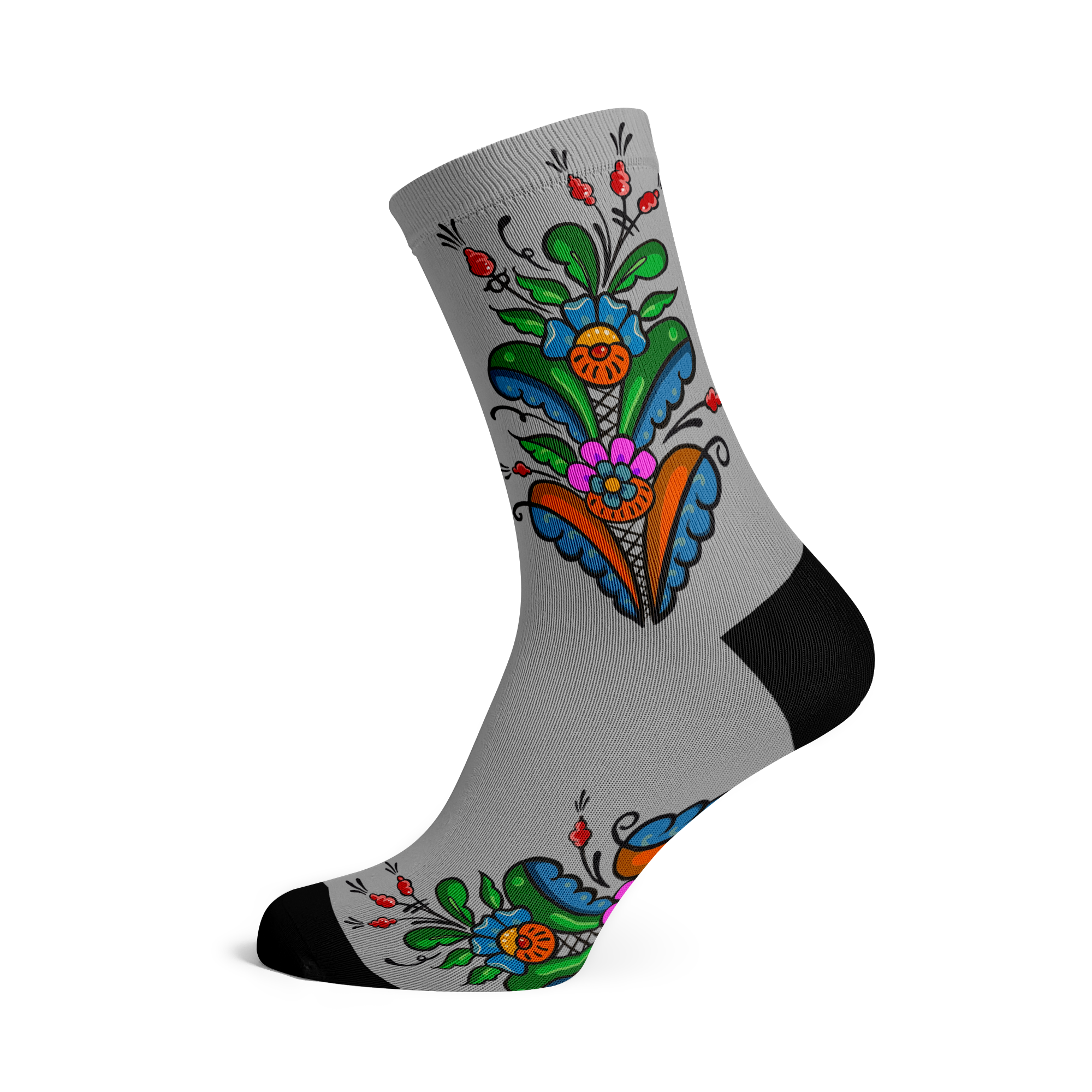 Colour Kurbits Mid Grey Socks