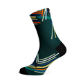 Performance Teal Crew Socks