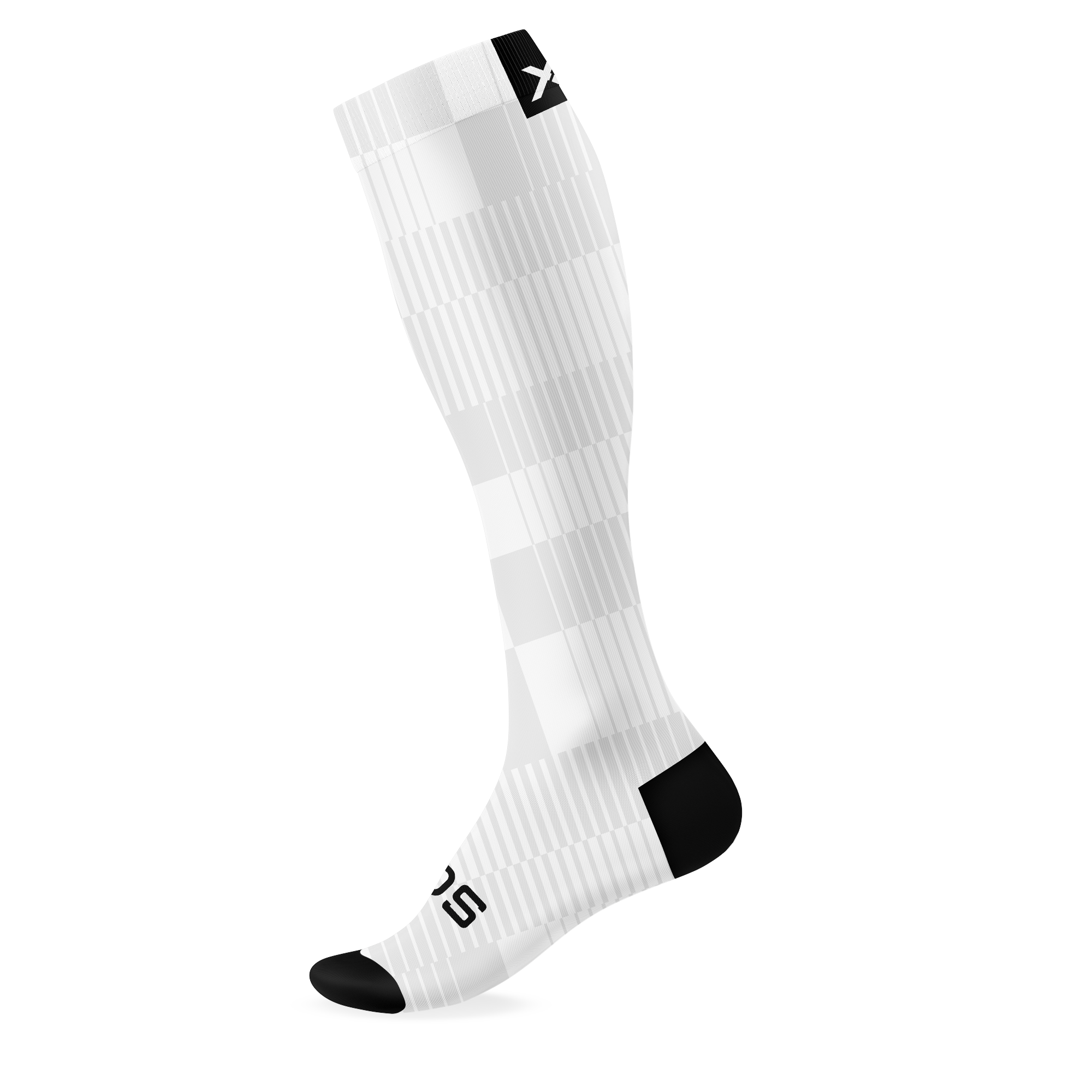 Slight White Knee High Socks