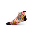 Ditsy Red Tab Socks