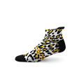 Leopard White Tab Socks