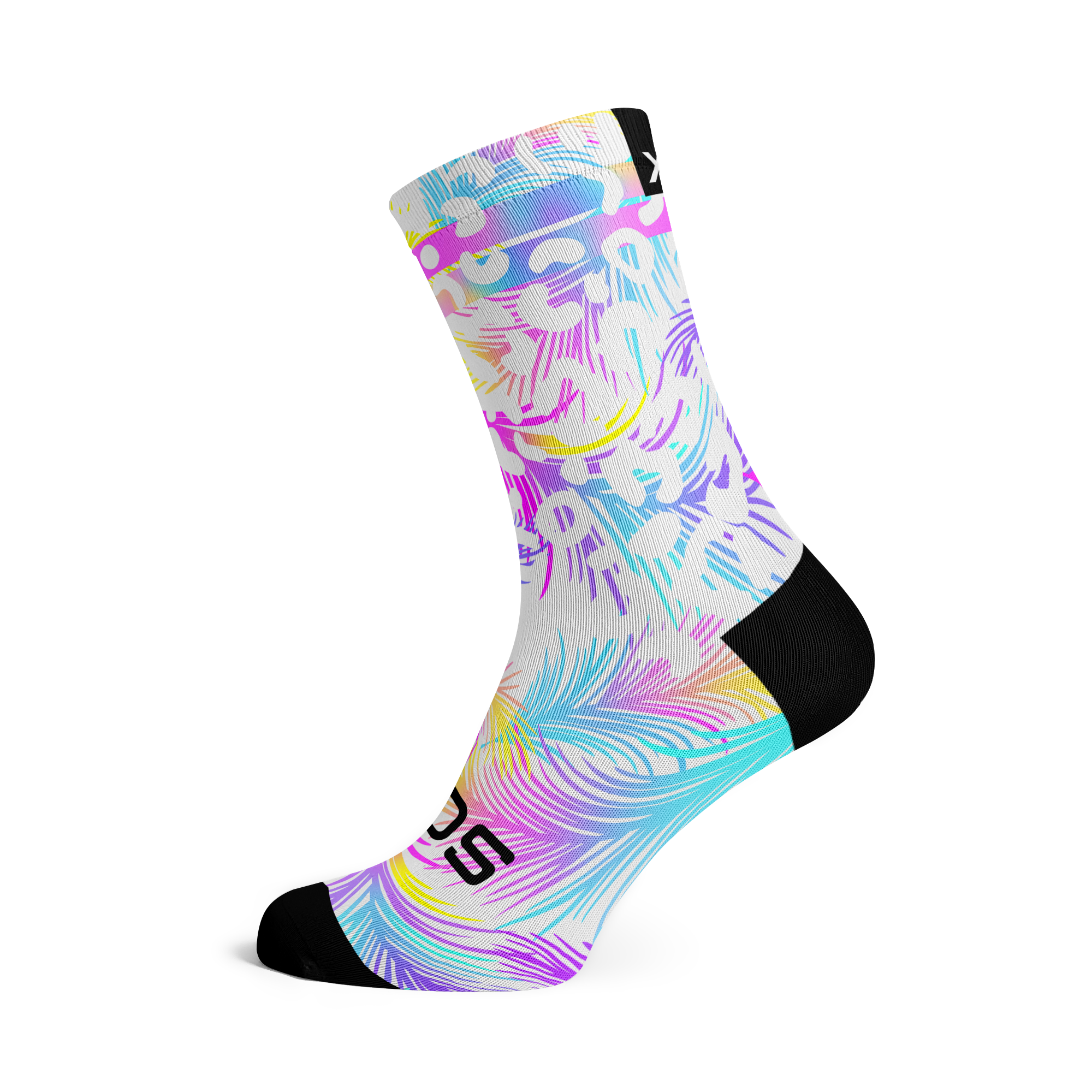 Pastel White Socks